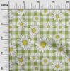 oneOone Cotton Flex Black Fabric Sunflower Floral Dress Material Fabric Print Fabric By The Yard 40 Inch
