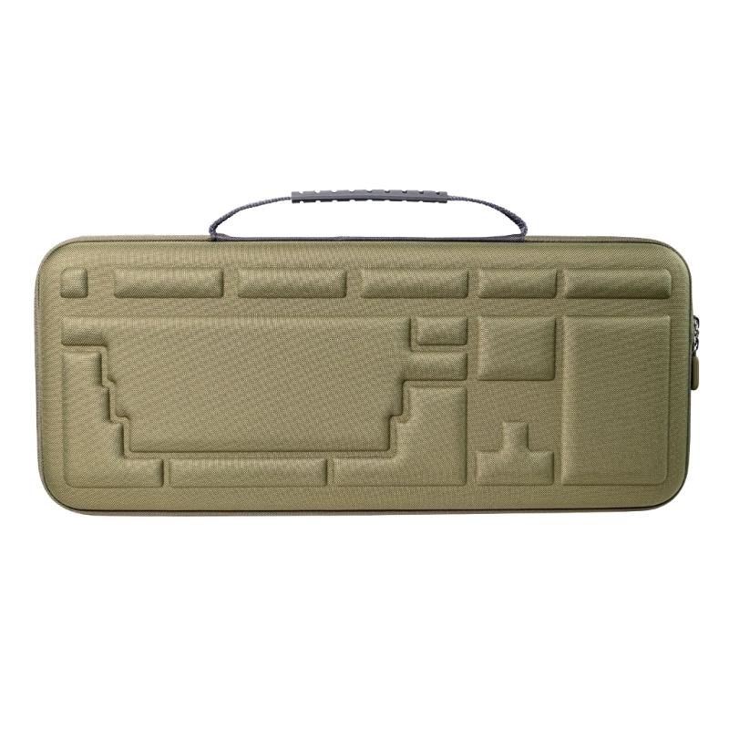 

Heavy Duty Travel Dustproof Case Shockproof Portable Storage Bag Replacement for 84 Keys Mechanical Keyboard Accessories 1