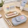 Large Capacity Pencil Case Transparent Window Stationery Storage Bag Vintage Pencil Bag