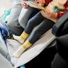 Poggiapiedi Pieghevole per Bambini per Aereo, Estensione Sedile - Accessorio da Viaggio Leggero