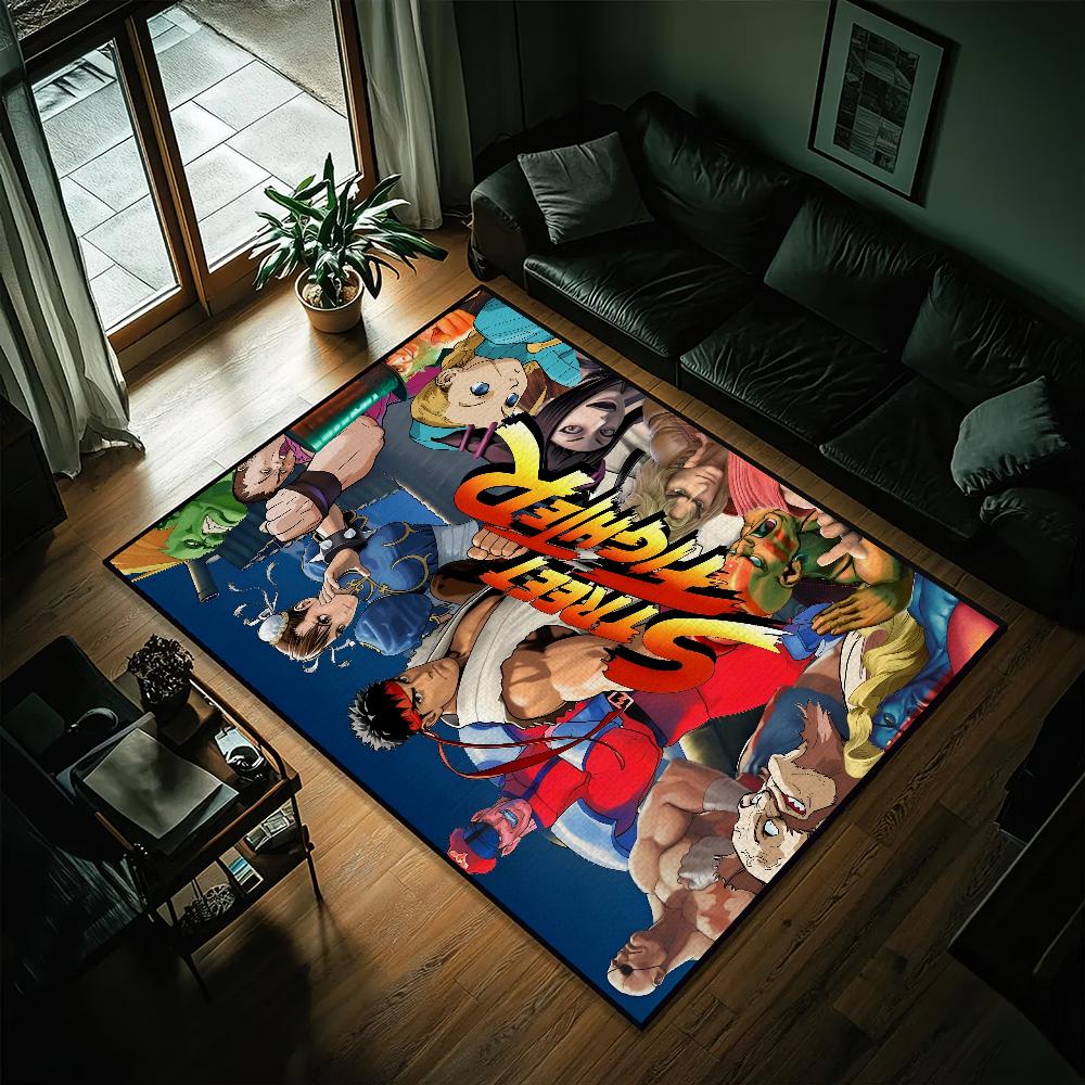 Spiel S-Street Fighter kleiner Teppich Nachttisch Küche Bad Wohnen Haus Schlafzimmer Bodenmatte Fußmatte Großer Teppich Teppich Dekoration