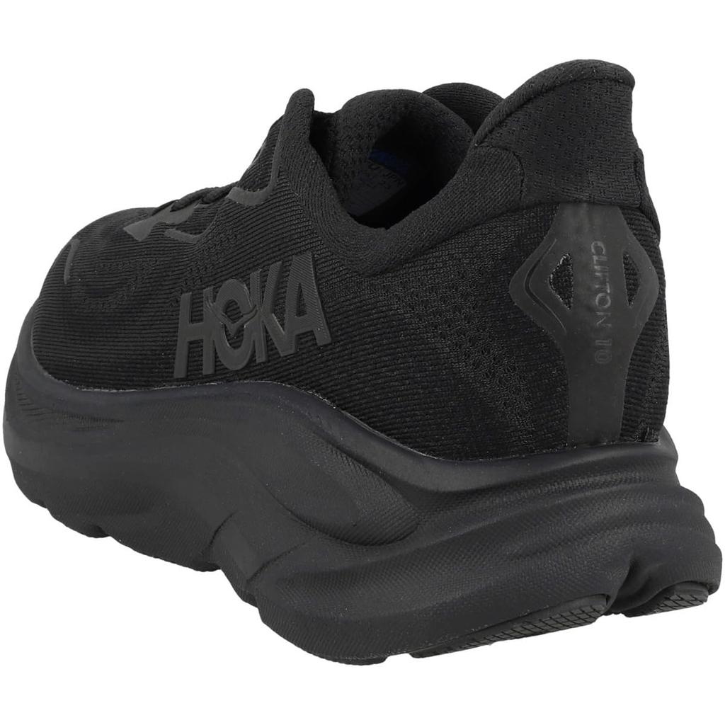 HOKA Clifton 10 Running Black Cushioned Sneakers for Running and Walking Shoes, (1162031-BBLC), Ultra-Lightweight (Black/Size 23.0/Women's)