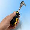 Short Handle Screwdriver Set Portable Encapsulation Radish Handle Flat Crossing Head Screwdriver For Repairing Tool