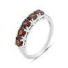Silberring mit natürlichem Granat 1,538 ct, Produktgewicht 2,37 g (2166511)