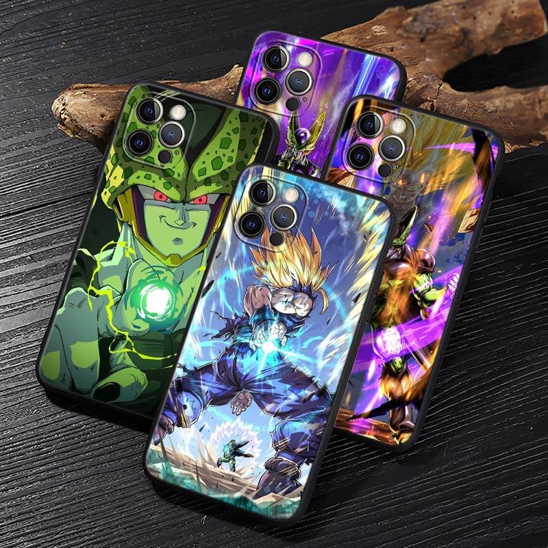 Dragons Balls Cell Anime Funda For Iphone 17 Case For iPhone 16 15 11 12 13 Mini 17 Pro Max 16 Plus 17E 16E Air Case Soft Cover