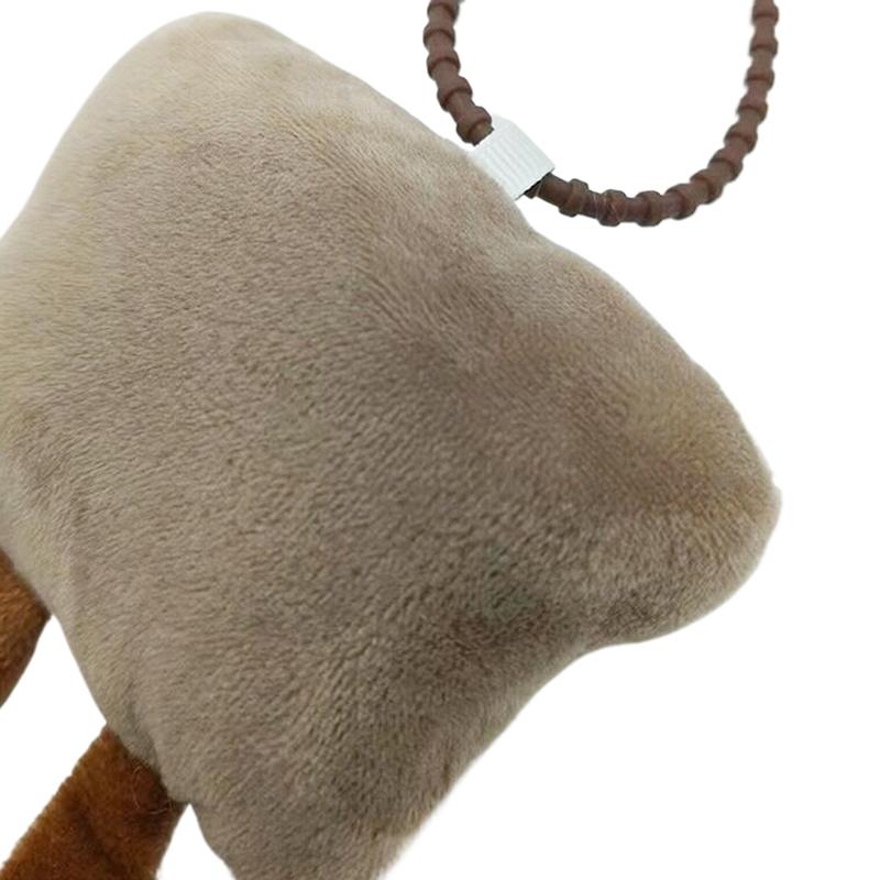 1 Stück Keks Plüschpuppen Anhänger Niedlicher Cartoon Brot Toast Personalisierter Schlüsselanhänger Schüler Taschen Dekoration Kleines Geschenk