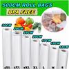 1 Roll Thicker Kitchen Vacuum Sealing Bags Reusable Rolls Fresh-keeping Food Saver Refrigerator Storage Bag Packages for Freezing