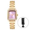 Women's Square Watch Bracelet Silver Analog Display Waterproof Fashion Quartz Accessory - Birthday Anniversary Mother's Day Christmas Valentine's