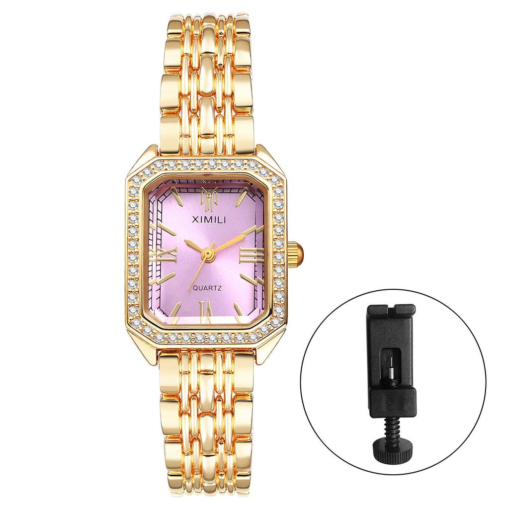 Women's Square Watch Bracelet Silver Analog Display Waterproof Fashion Quartz Accessory - Birthday Anniversary Mother's Day Christmas Valentine's
