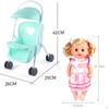 12 Inch Stroller with Basket Universal Wheels for Babies Infants Toddlers Girls Kids