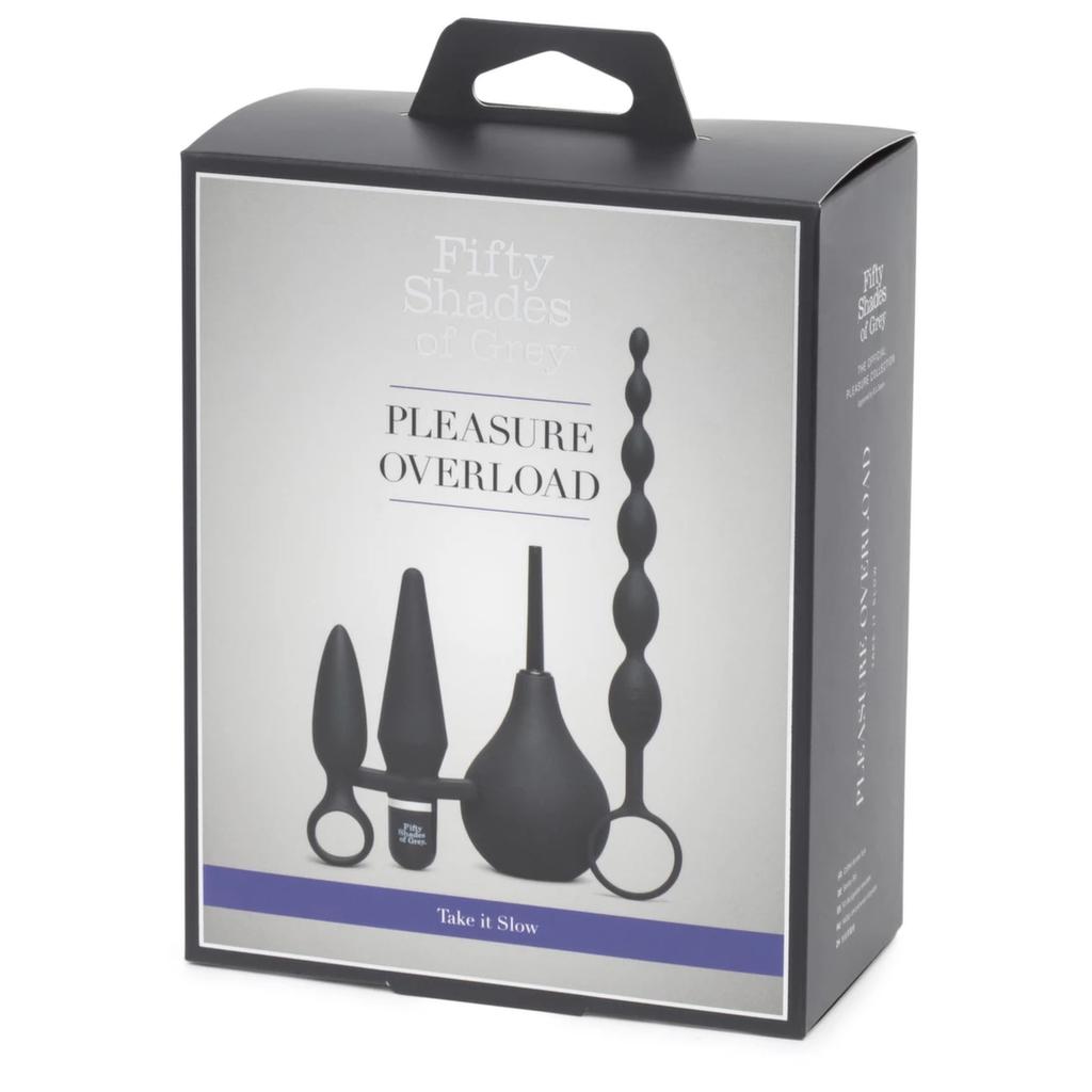 Accessory set - Fifty Shades of Gray Pleasure Overload Starter Anal Kit (4 piece kit)