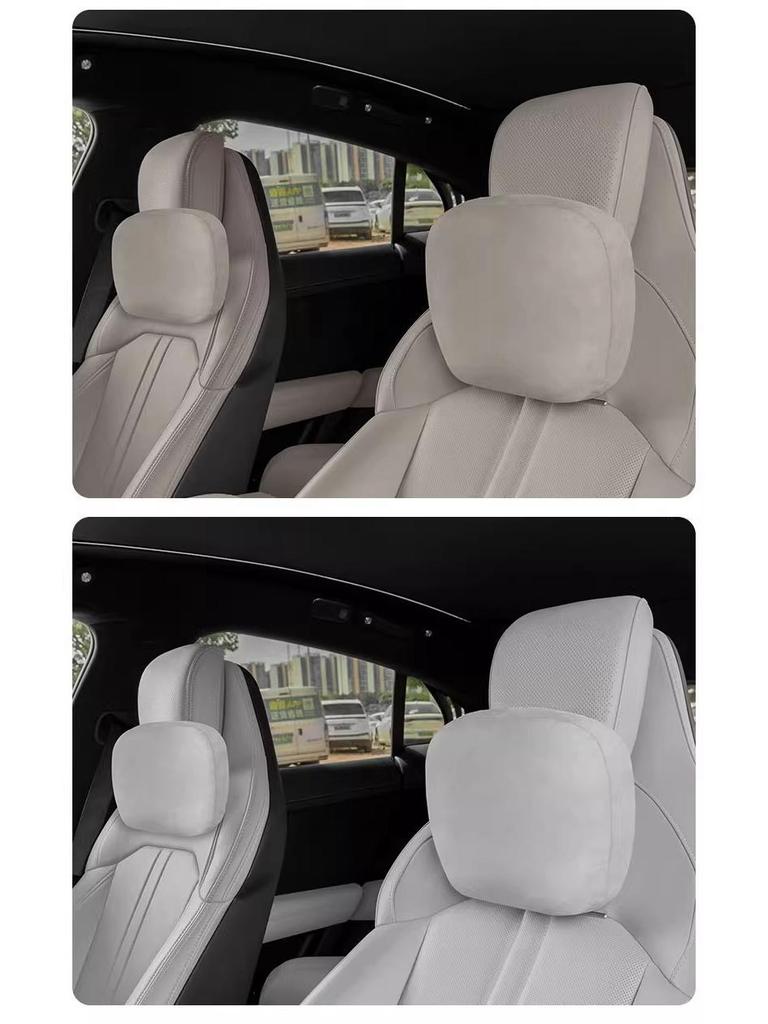 Magnetic Headrest and Neck Pillow Set for Xiaomi YU7: Car Lumbar Support, Backrest Cushion, Interior Decoration