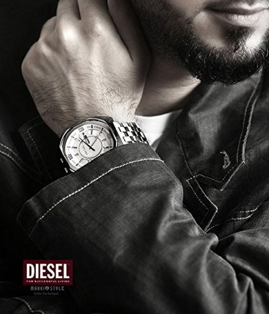 DIESEL 100M Water Resistant Chronograph Watch for DZ4180 Men,
