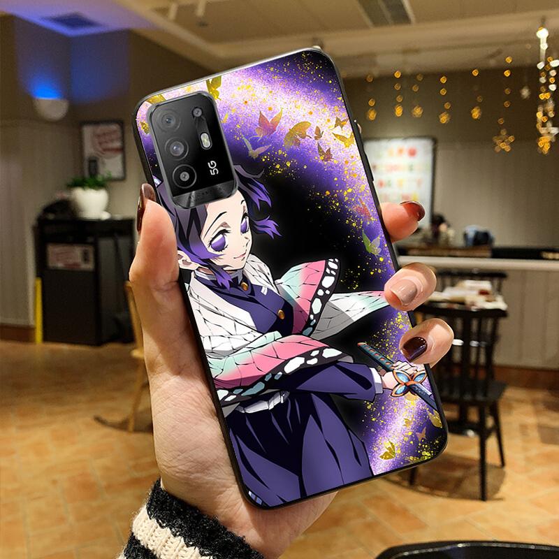 

Чохол для телефону Demon Slayer kimetsu no yaiba Аніме для OPPO A54 A74 A94 A53S A9 A5 A15 A16 A91 A96 A76 Reno8 8Pro Reno2 Z Reno 8 Pro 5G Global