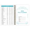 12 Months 2025 Schedule Planner Notepad English Diary Writing Pads 365 Days Notepad  Stationery