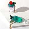 Fun Colorful Juice Cup Charm Keychain Fruit Juice Drink Cup Pendant Keyring