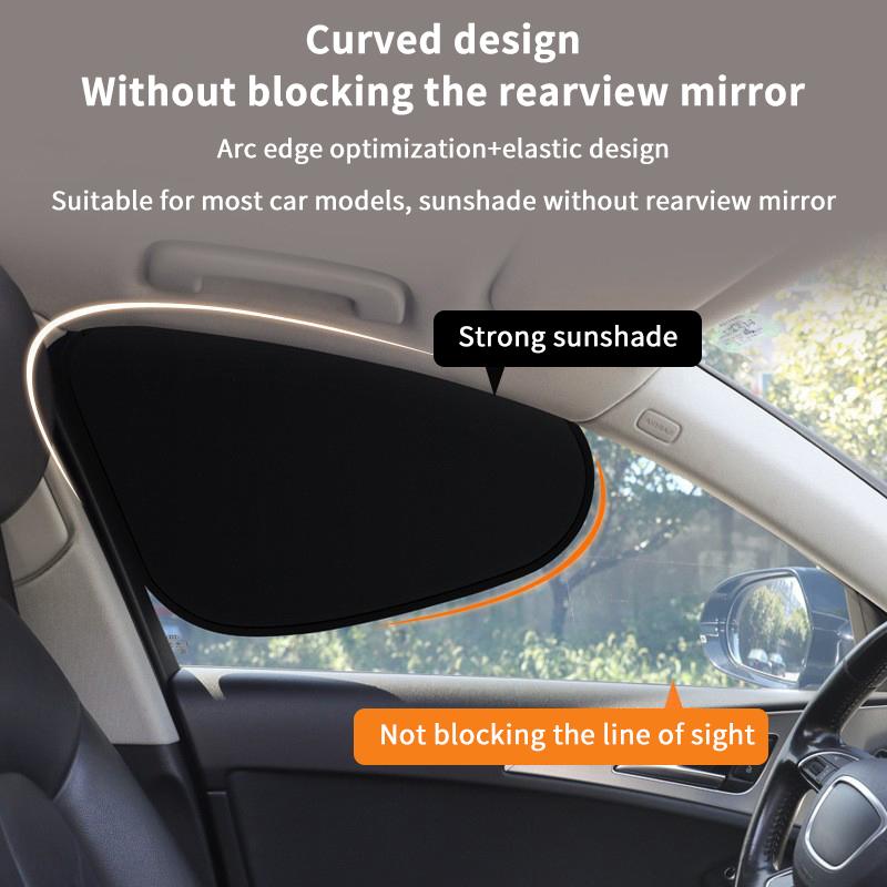 Seametal Car Side Window Sunshade Protection Foldable Auto Sun Shade Cover Front Rear Side Window Shield Car Sun Uv Blocking