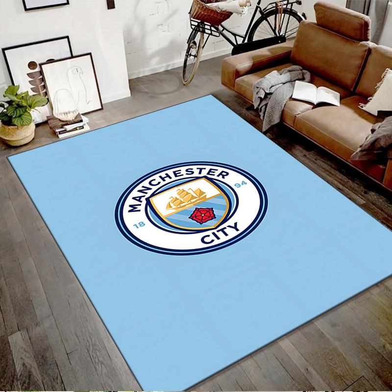 1pc Football Team Design Printed Area Rug Carpet for Bedroom Living Room Home Decor Rugs Mat Non Slip Mat Rug for Bedside