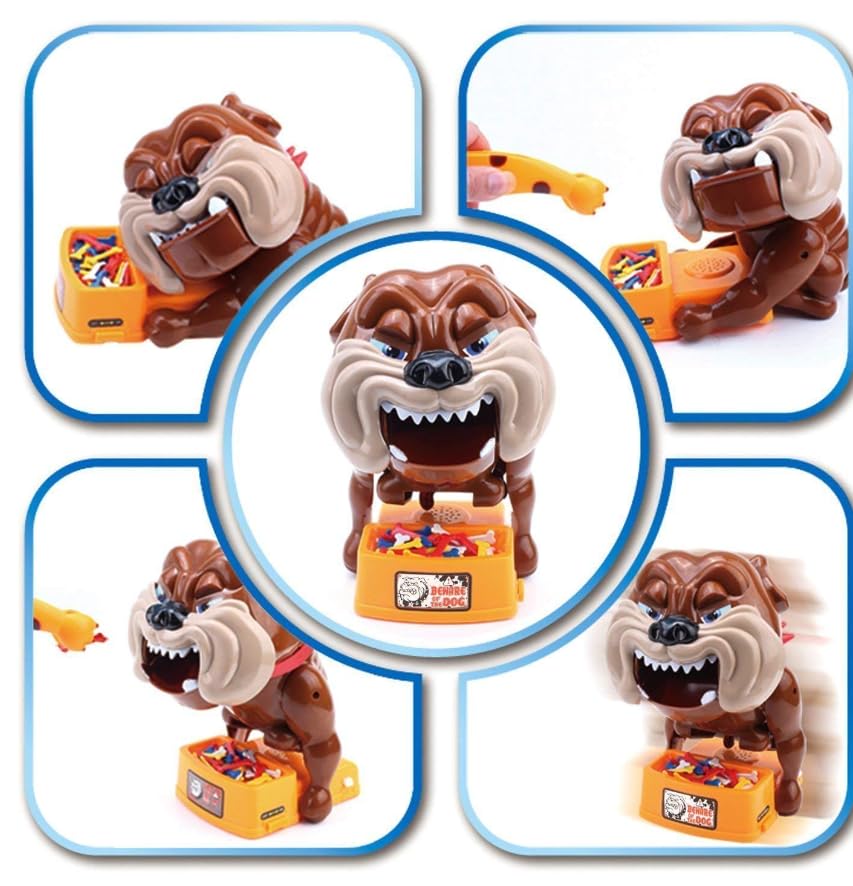 Absdefen Party Crisis Beware of Vicious Dogs Surprise Punishment Surprise Game for Large Surprise Mouth Teeth Bite Party Birthday Present Game, Game,