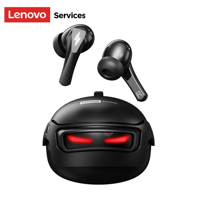 

Original Lenovo GT101 TWS Wireless Earphones Dual-mode Cool Lighting Gaming Earbud 30H Battery Life HD Call 3D Stereo Bluetooth 6.0 Headphone чорний