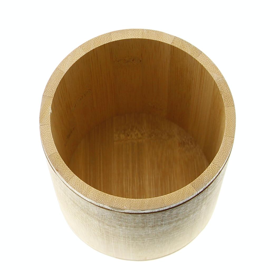 Bathroom Basket Mini Bamboo Table Garbage Restaurant Garbage Bin