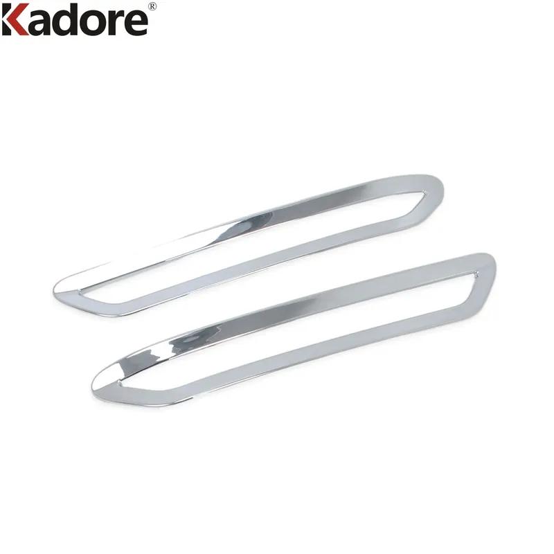 Rear Bumper Fog Light Lamp Cover Trim For Hyundai Sonata    Chrome Car Tail Foglight Foglamp Bezel Trims Accessories