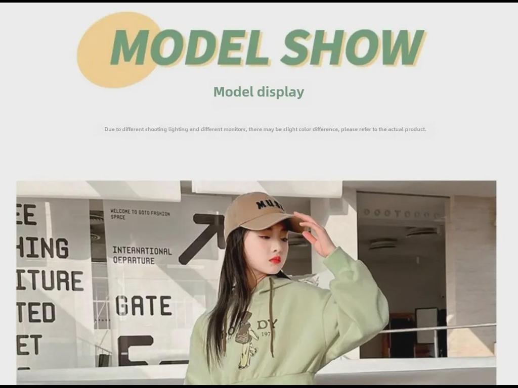 Girls' Spring/Autumn Letter Casual Hooded Sweatshirt & Trousers Set - Internet Celebrity Style Two-Piece Suit