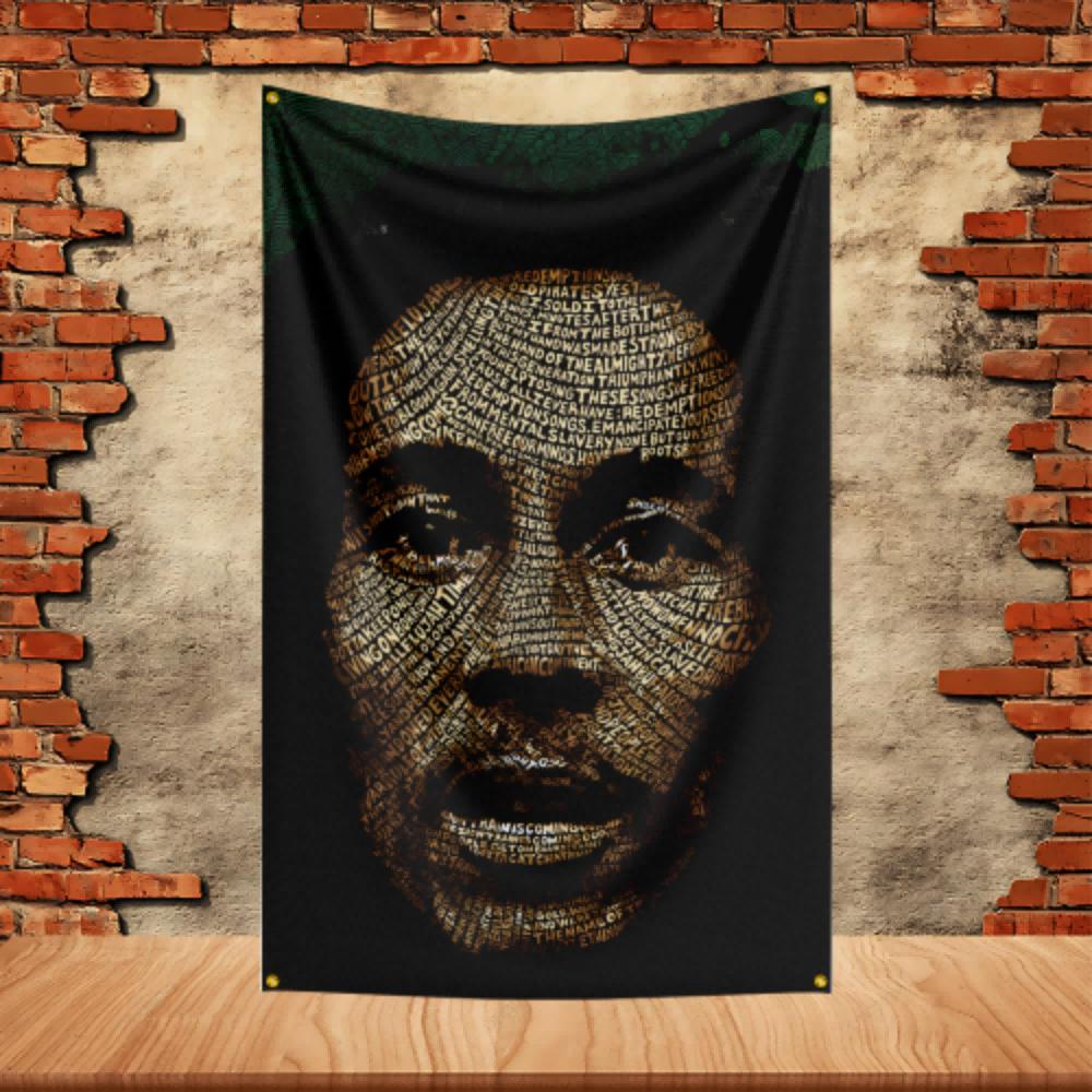 Bob Marley Band Party Flag Polyester Printed Flag Banner Tapestry for Garden Garage Decoration Concert Flag