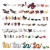 Animal Printed DIY Parts: Goat, Seagull, Penguin, Fish, Sheep - Compatible with MOC Building Block Toys