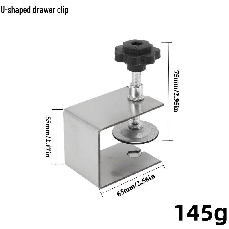 G-Shaped Drawer Panel Fixing Clip with Anti-Slip Design