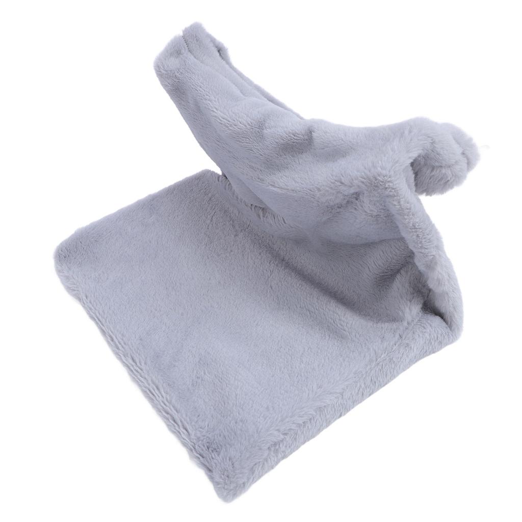 L Shaped Cat Hanging Bed Comfortable Warm Plush Metal Frame Multifunctional Cat Hammock Cushion for Home