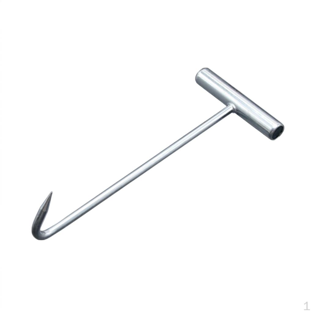 Heavy Duty Manhole Cover Hook, Steel for Industrial Use, Hook Garage,