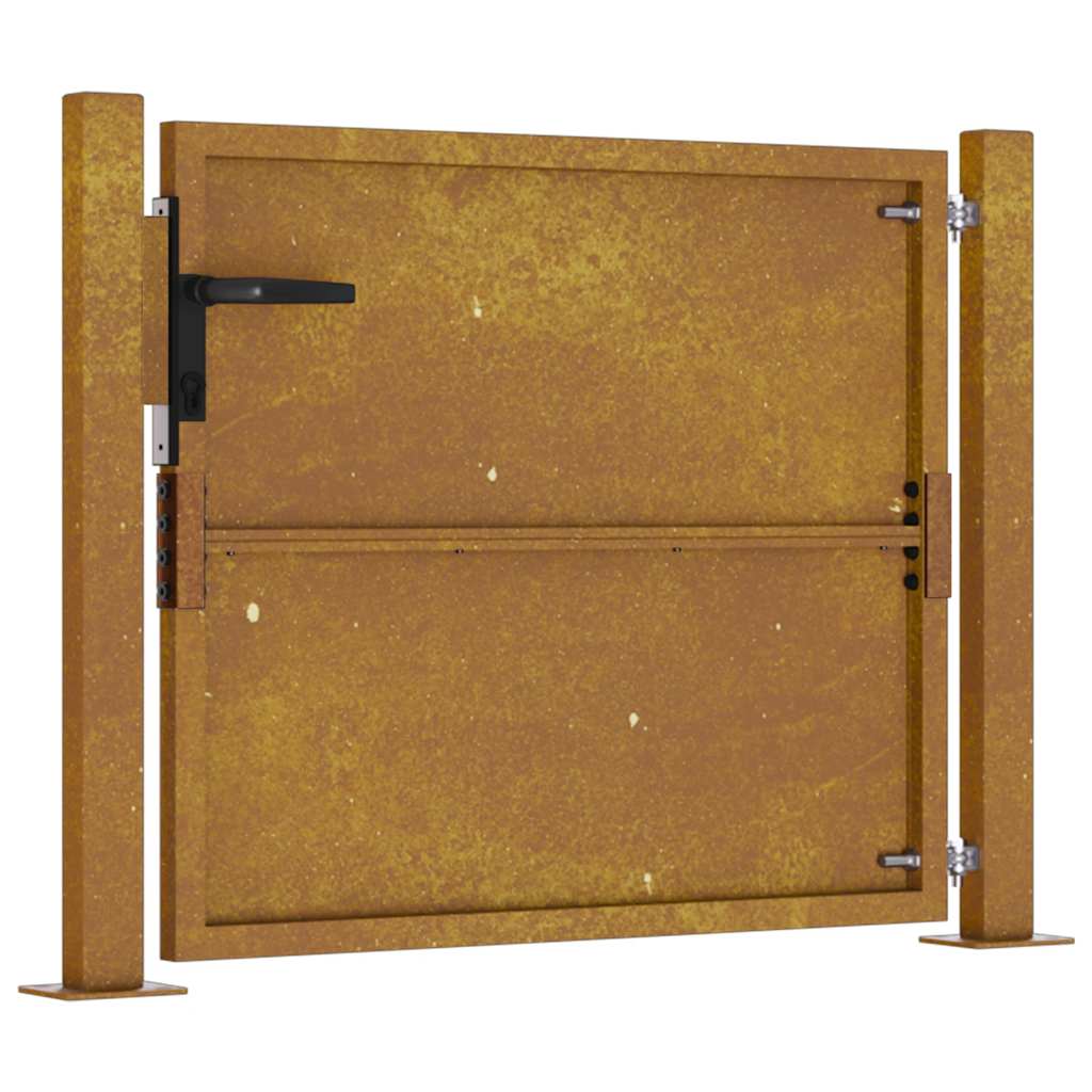 Garden Gate 100x75 Cm Corten Steel