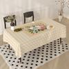 Mother'S Day Tablecloth Flowers Letters Festival Home Restaurant Dust-Proof Beautiful Wear-Resistant Decoration