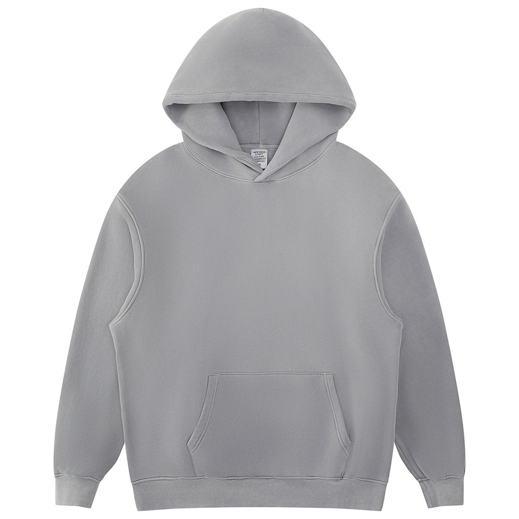 40G Pure Cotton Heavy Washed Old Hooded Sweater Men'S American Retro Trendy Couple Hoodie