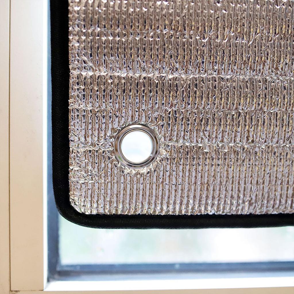 Aluminum Foil Insulation Film For Window Covering Sun Blocking Reduces Glares Enhances Privacy Home Office Car Use