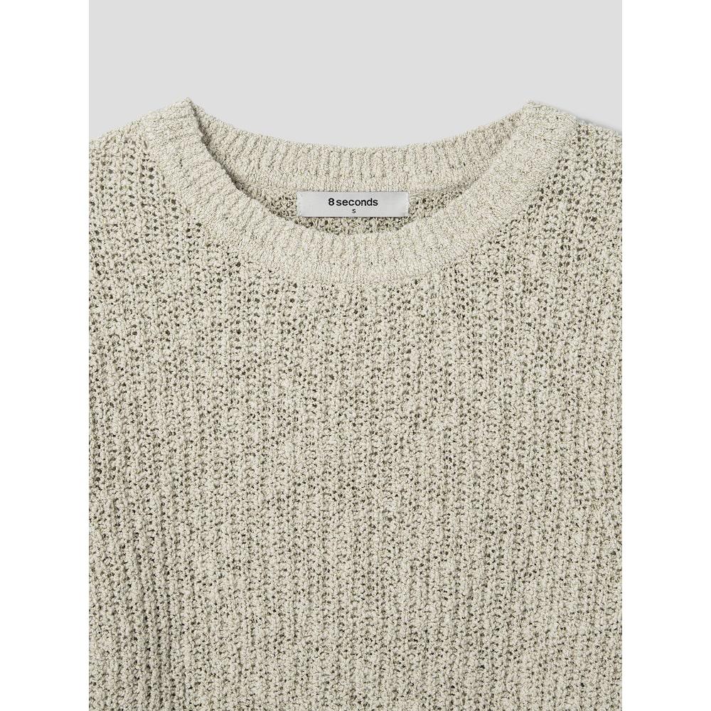 8SECONDS Round Neck Short Sleeve Pullover Light Green