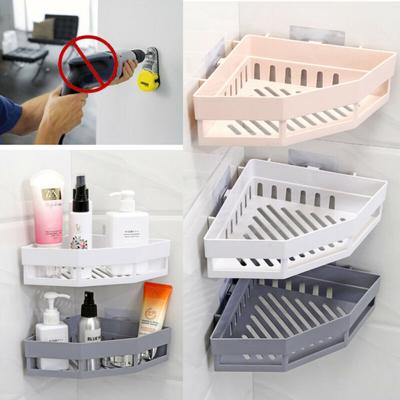 Wandmontierter Aufbewahrungskorb Badezimmerregal Shampoo-Halter Duschregale Kosmetikregal Heimorganisator Badezimmerzubehör
