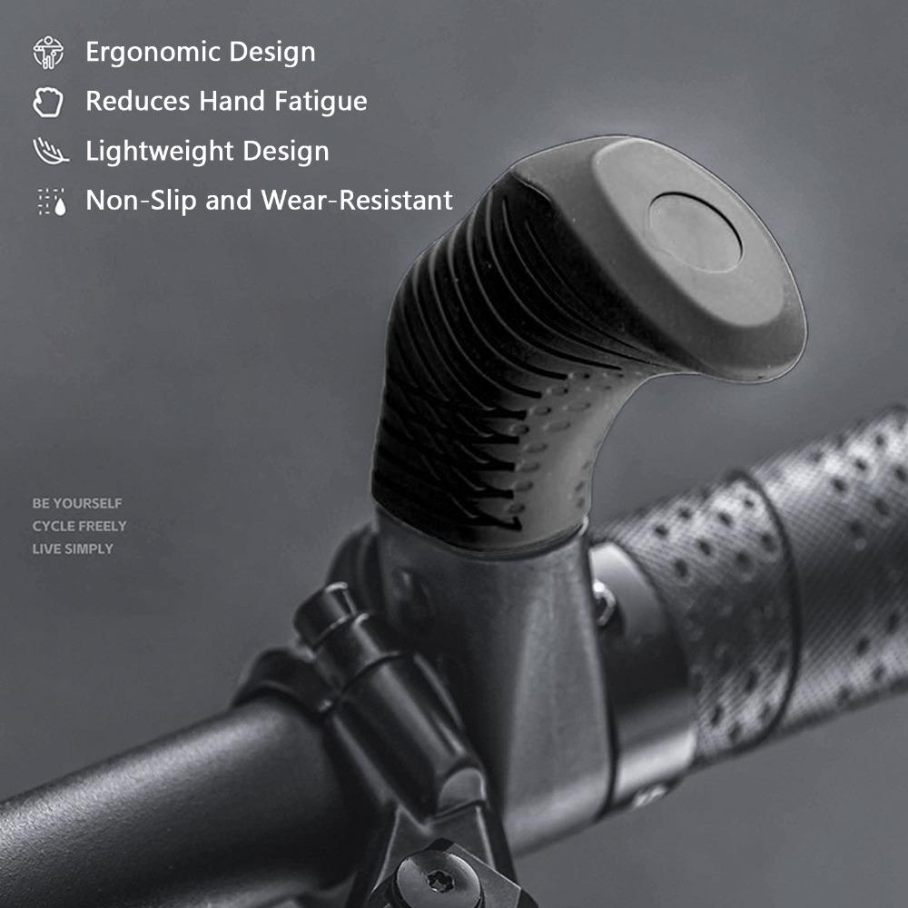 Non-Slip Bike Thumb Grips Ergonomic Mountain Bike Thumb Grips  Riding Posture Adjustment