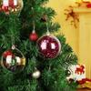 5-10CM Christmas Transparent Balls Hollow DIY Plastic Fillable Bauble Xmas Tree Hanging Ornaments Home Party Gifts Box Decor