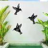 1PC Metal Hummingbird Wall Decoration Hollow Out Iron Bird Sculpture Wall Hanging Figurines Ornament Home Decor
