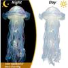 4 Pack LED Jelly-Fish Lamps, Hanging Glitter Iridescent Jelly-Fish Lantern, Home Office Room Decoration, Birthdays Halloween Christmas Gift for