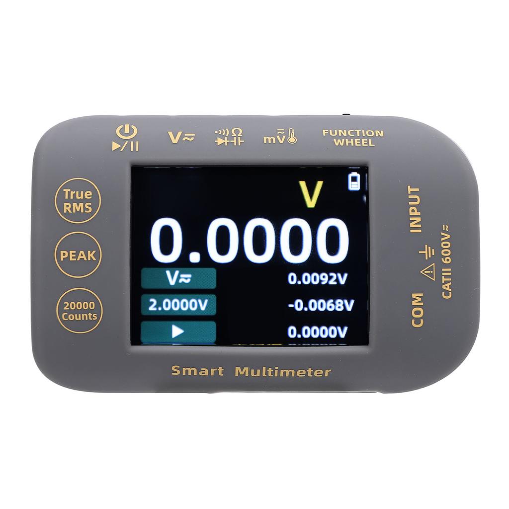 PV Digital Multimeter 20000 Counts 2.8 Inch Color LCD Screen True RMS Rechargeable Photovoltaic Electrical Tester
