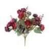 1 Bouquet 21 Head Artificial Rose Silk Flower Leaf Home Party Wedding Decor