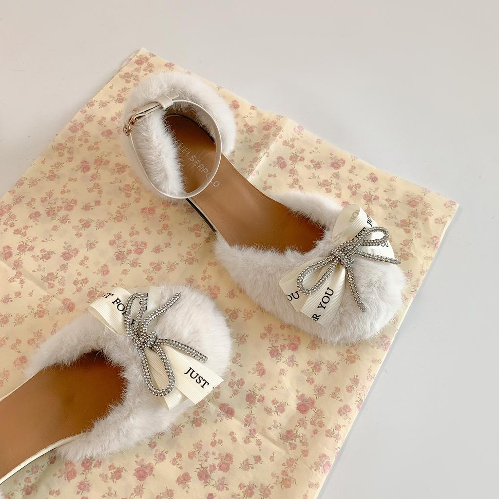 Schwarze französische dicke hochhackige Taschenkopf Mao Mao Schuhe Damen 2025 neu Herbst und Winter vielseitige höhenerhöhende Retro Mary Jane Schuhe