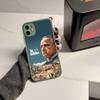 TV T-The Godfather Phone Case For iPhone 16 15 14 13 12 11 Pro Max Plus X XS MAX Black Matte Phone Fundas