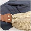 Fashion Weave Tote Bag Large Capacity Summer Beach Straw Handbag Sweet Bohemian Shoulder Bag  Girls