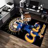 1pc Office Printed Area Carpet, Chelsea FC Rug, Home Sofa Chair Mat For Christmas and Halloween Décor