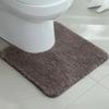1pcs/set Thickened U-Shaped Toilet Mat Microfiber Absorbent Non Slip Bathroom Rug for Floor Household Supplies