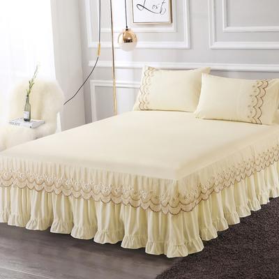 3 pezzi gonna da letto in pizzo gonna in pizzo con volant copriletto stile principessa antiscivolo copriletto matrimoniale da 1,8 m con copertura di protezione della cinghia